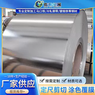 马口铁SPTE镀锡卷镀锡铁薄板五金分条冲压电镀锡钢带 厂家供应