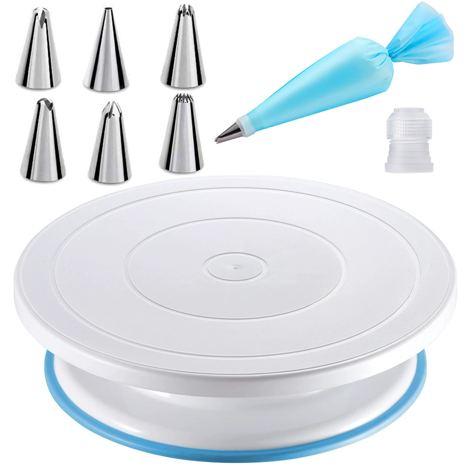 Cake turntable cake turntable with non -slip mounting table cake table cake decorative decorative turntable box packaging