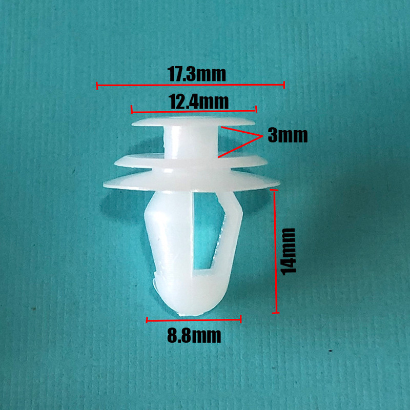 通用型汽车门板卡扣9毫米孔径门板夹汽车配件塑料卡扣内衬板卡扣