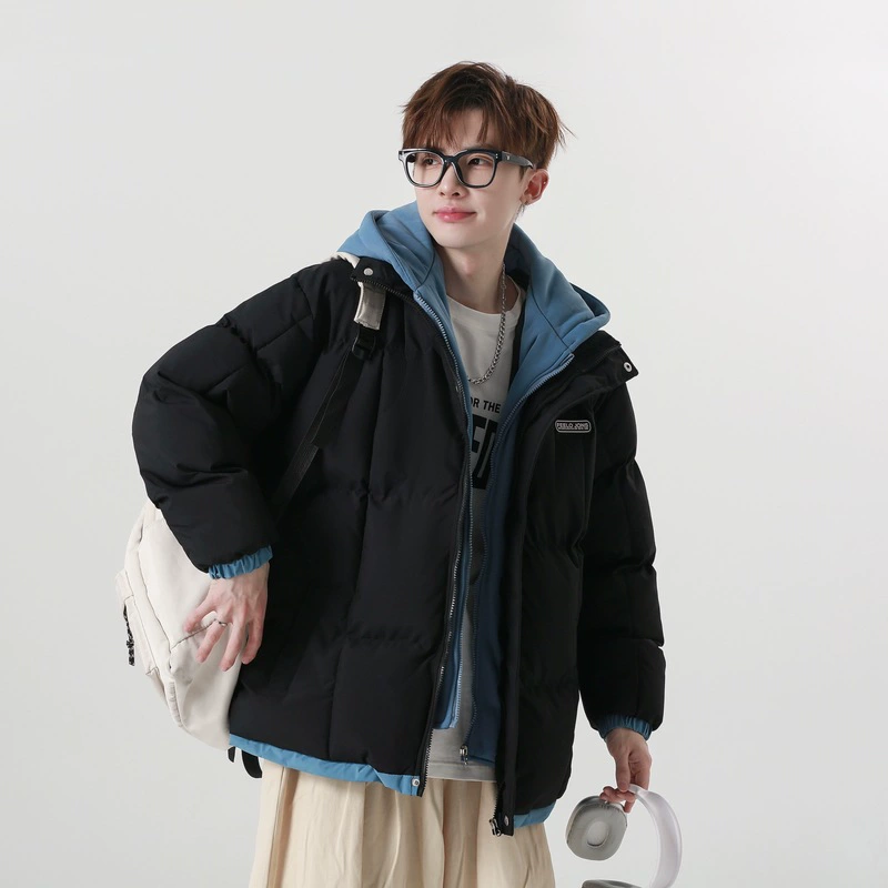 Set, fashionable universal down jacket for boys, plus size