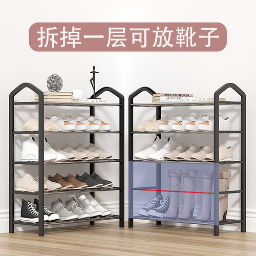 Simple shoe rack multi-layer space-saving home door dormitory storage shoe cabinet rental combination shoe storage rack shelf