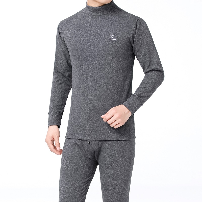 중간 높은 칼라-중간 회색