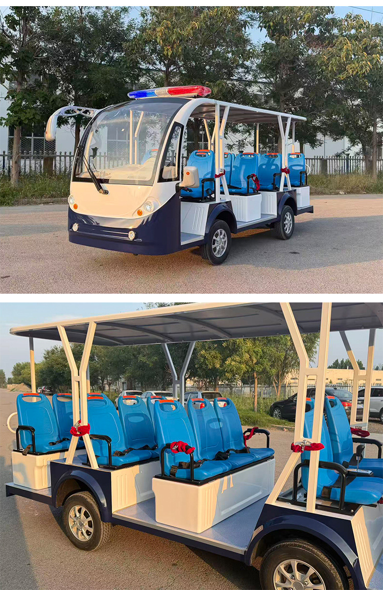 Electric patrol car, 11-seater sightseeing vehicle, scenic area shuttle, campus security patrol car, security inspection vehicle, patrol sightseeing car