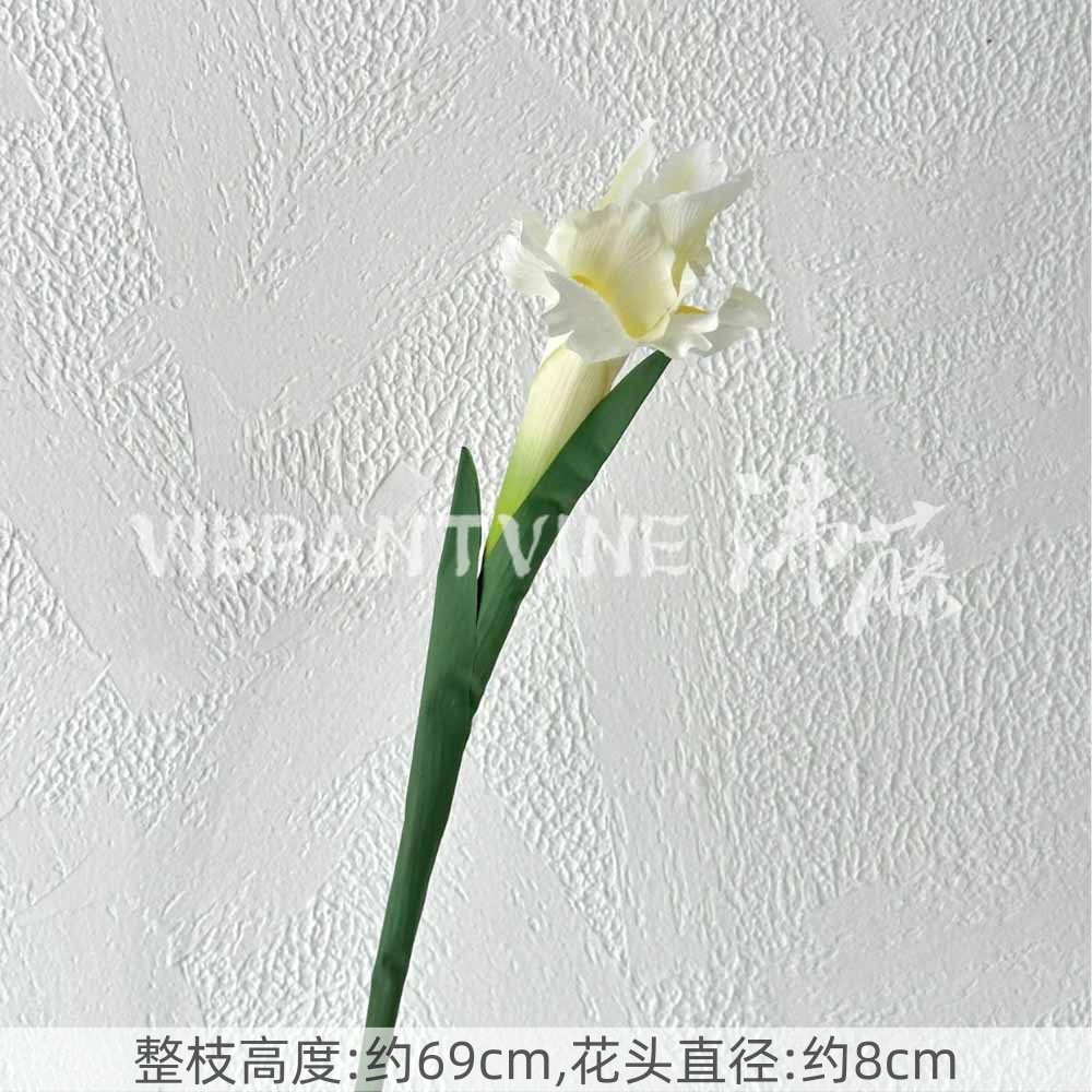 Arreglo de flores de guía de diseño de bodas blanco Arreglo de flores de guía Sala de estar del hotel Decoración de flores falsas Fábrica de flores artificiales al por mayor