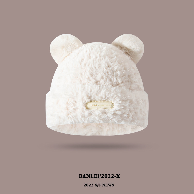 毛线帽女秋冬季韩版百_SKU图02