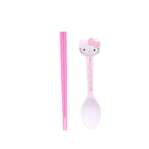 New melamine jingle shaped spoon cartoon KT spoon cute creative children's spoon baby tableware wholesale