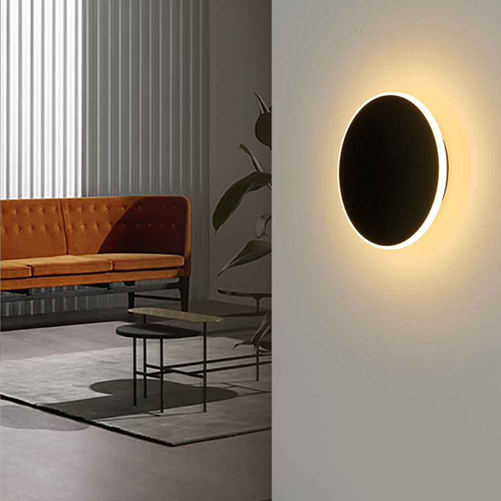 lámpara de pared minimalista dormitorio cabezal de cama toque estilo lámpara de pared sala de estar fondo decoración de pared corredor lámpara de pared interruptor táctil lámpara de pared