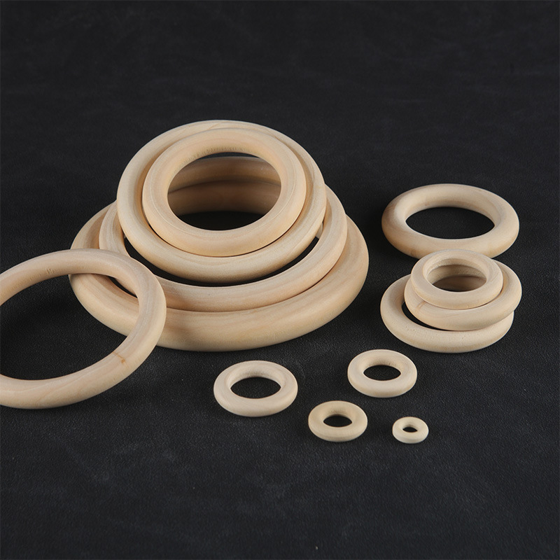 現物卸売り25mm-70mmケヤキの木の輪の木の輪のdiyの部品の掛け物の木製の手土産のブレスレット|undefined