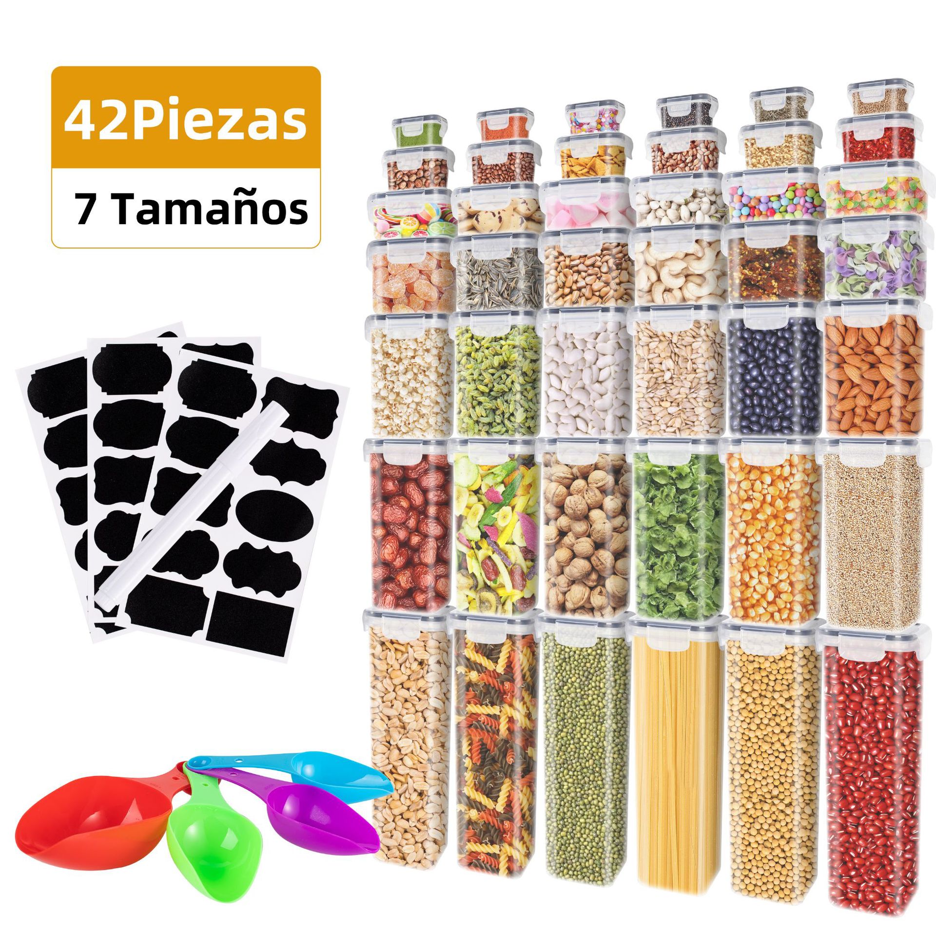 Fabricante suministro de caja de preservación de granos rectangular caja de sellado de plástico transparente caja de preservación de almacenamiento a prueba de humedad