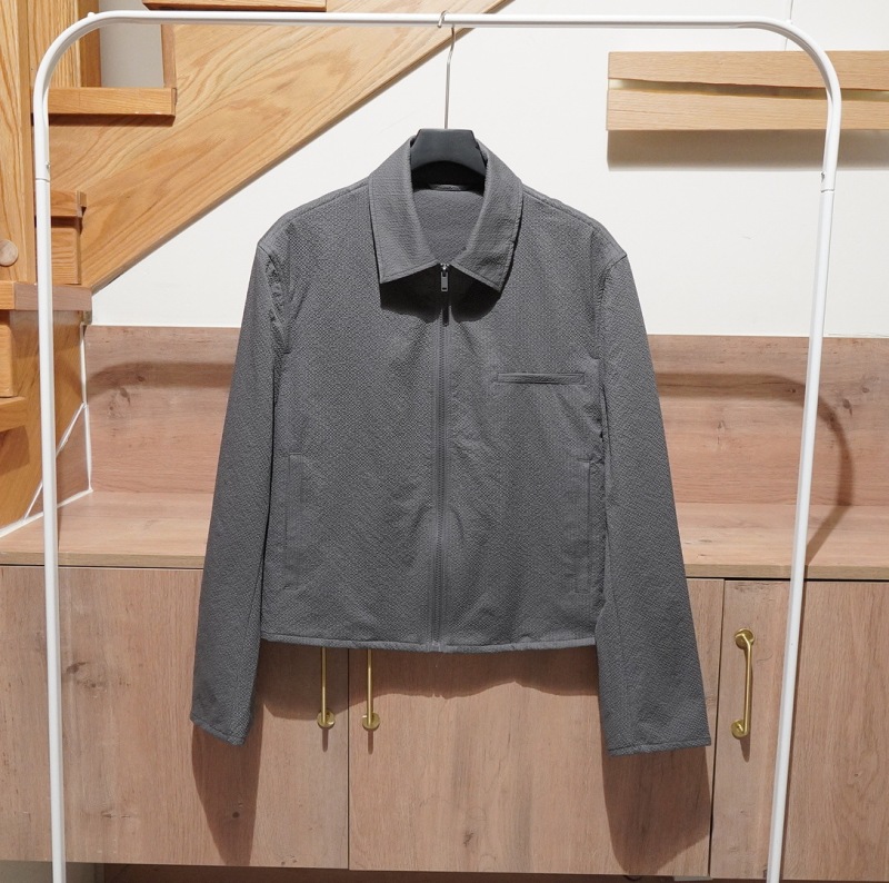 Original - European and American Men's Clothing Wholesale Fashion Texture Seersucker Lapel Thin Short Jacket Jacket 7380556