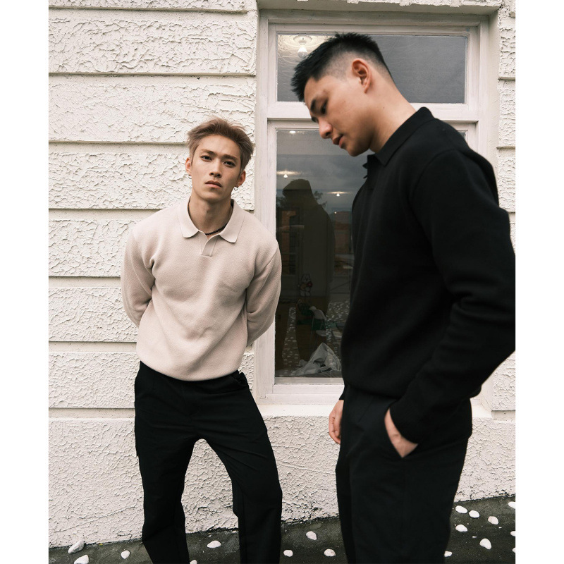 网图 翻领型男毛衣老钱风套头针织衫秋季外套冬装打底衫S531-特58