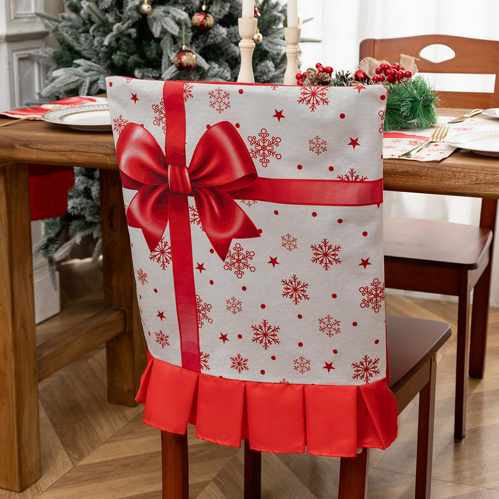Cross-border nuevo conjunto de bandera de mesa de Navidad de cocina escenario de mesa de comedor decoración de regalos al por mayor image 9