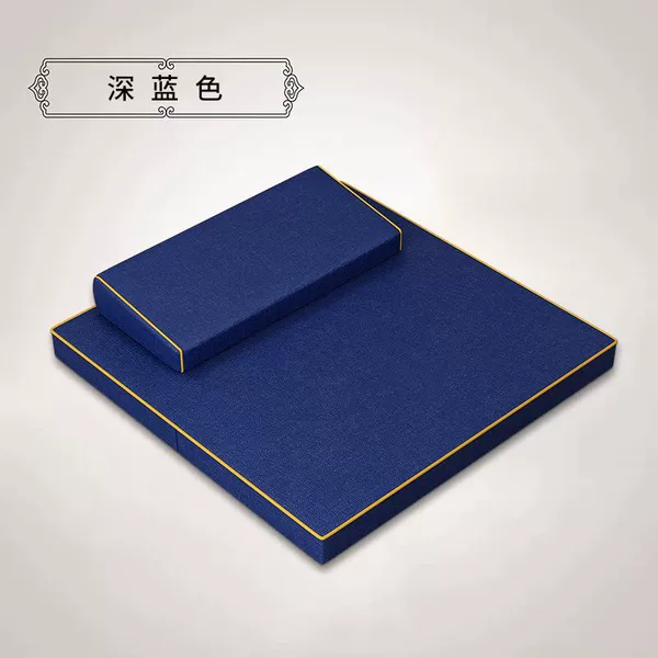 [❊深蓝色-无刺绣【斜面款】]