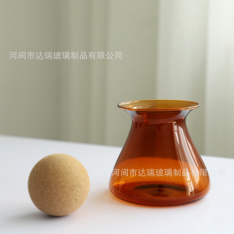 Frasco de almacenamiento de vidrio resistente al calor con tapón de corcho colorido, frasco sellado para té perfumado, frasco para té, granos, artículos de cocina, botella pequeña