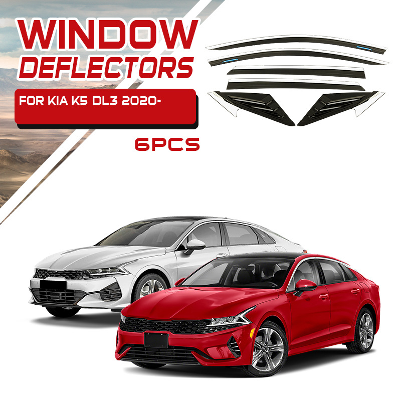 TXR es adecuado para Kia Sunny Bloque de lluvia Kaiku Ventana de automóvil Yumei K5 Window Visors protector de lluvia especial