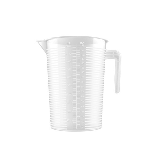 Pinxian cross-border wholesale PP measuring cup plastic transparent anti-fall and pressure-resistant cup with scale kitchen baking milk tea tools