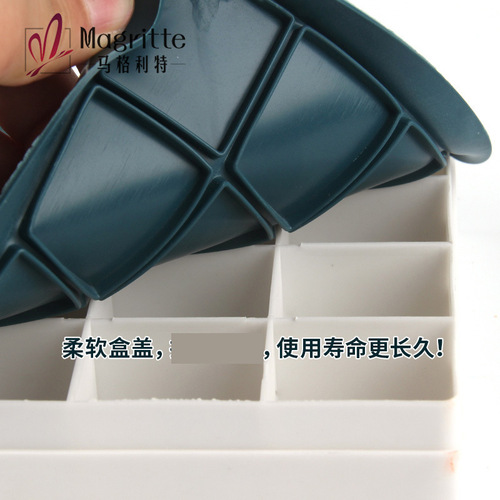 Magritte rubber cover sealed color palette wholesale 10 grid soft cover 36 grid 44 grid gouache 48 grid paint box