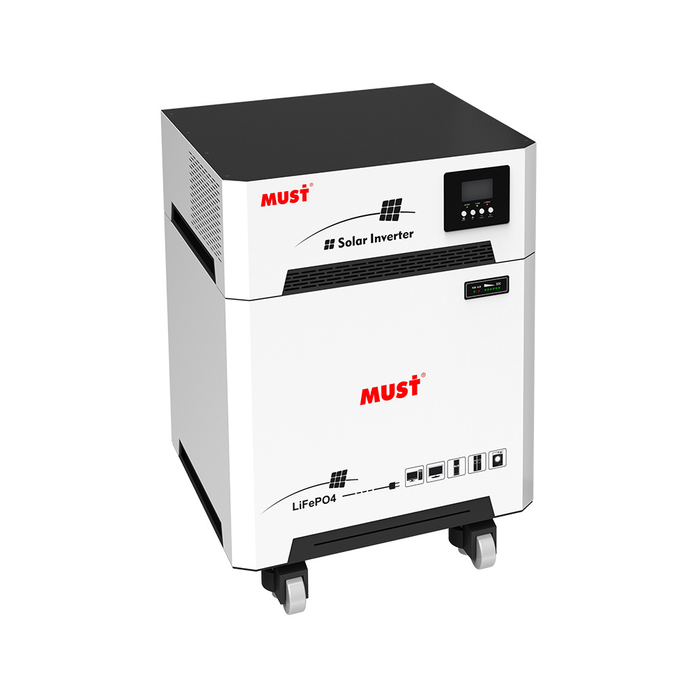 MUST储能系统3KW一体机光能美标AC120V输出家用配套280AH锂电池