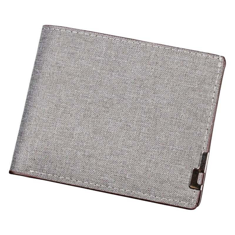 Nueva billetera de mezclilla simple moda juvenil billetera horizontal de gran capacidad Multi-tarjeta de regalo de diez yuanes productos titular del boleto