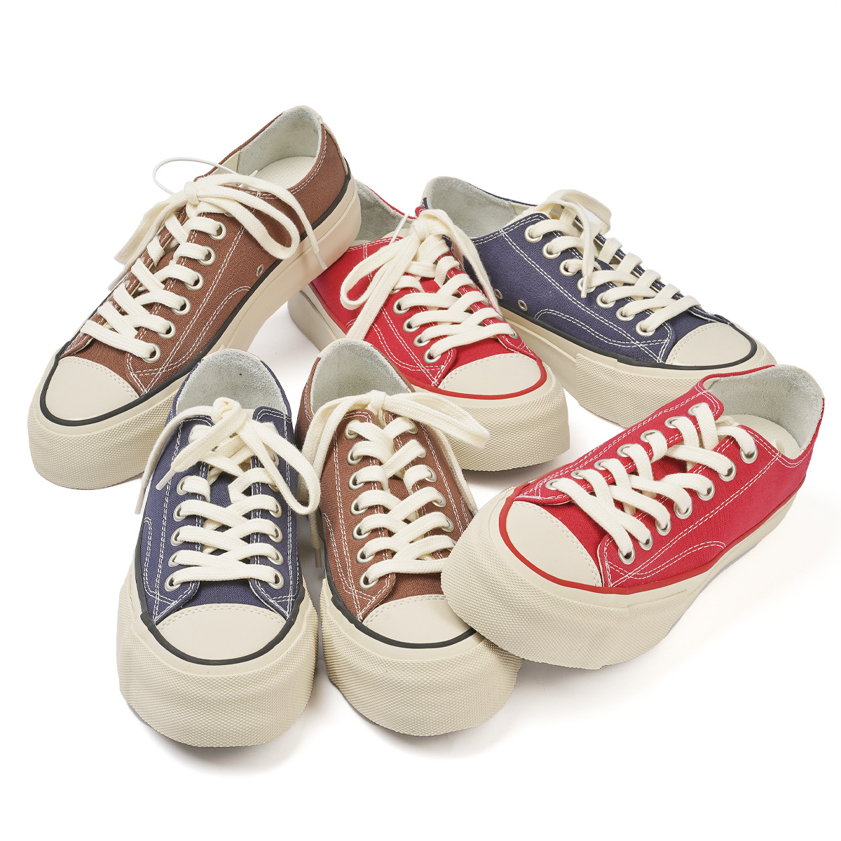 Thick-soled breathable canvas shoes height-increasing 2024 new white shoes men's board shoes low-top trendy shoes Japanese and Korean-style vulcanized shoes