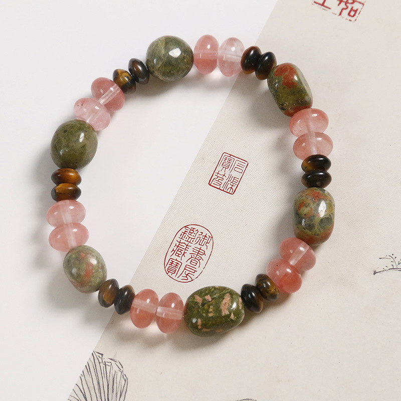 Ethnic Style Geometric natural stone Beaded Bracelets