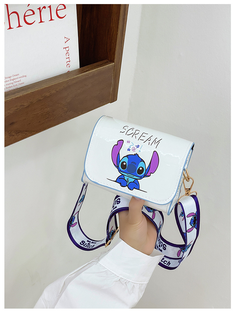 New fashionable children's single-shoulder crossbody snack bag PU cartoon cute Kuroshidi baby small bag for girls undefined