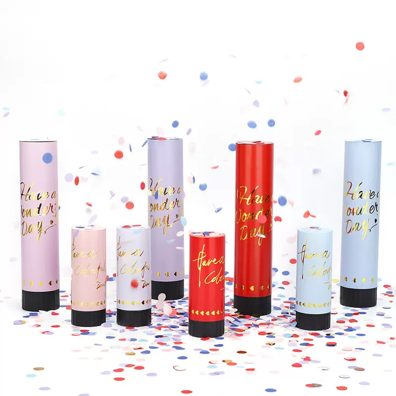 DIY生日助兴小礼花结婚礼炮毕业季party派对拍照气氛道具场景布置