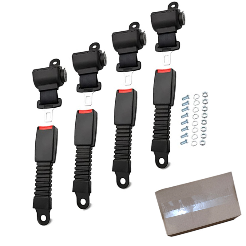 Gaofe – Universal Retractable Golf Car seat belt - half-retractor-20-half-closed-full-set-of-screws-four-sets-in-a-box