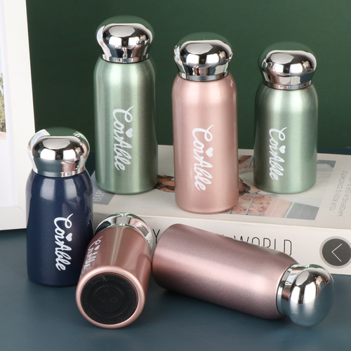 Fashion Goddess Pocket Insulated Cup, 304 Electroplated Stainless Steel Cross-border Mini Girl Water Cup Insulated Cup