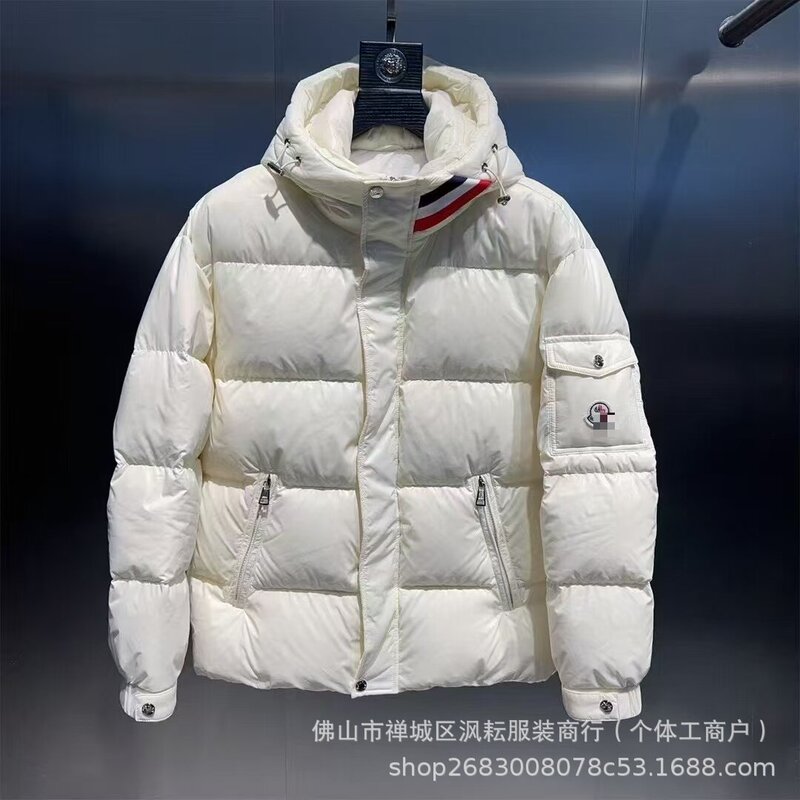 外国貿易の新しい高バージョンの男性と女性のための綿の服、フード付きの厚みのある防風性と耐寒性のカジュアルでファッショナブルな暖かいジャケット|undefined