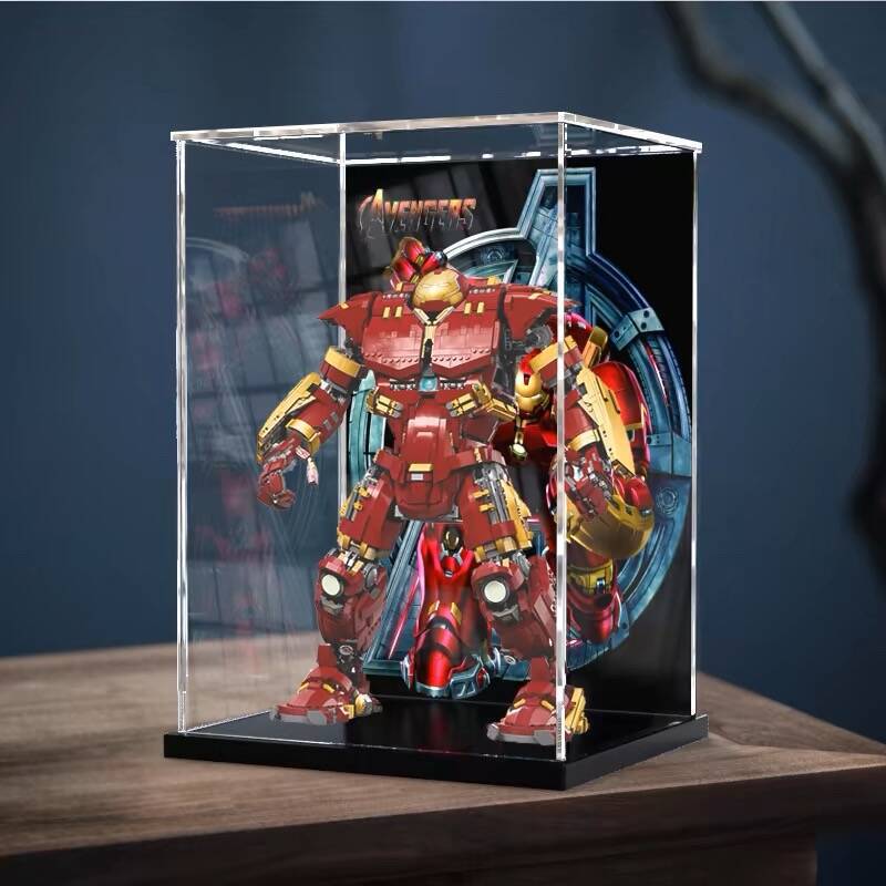 Acrylic Dust Cover for Lego 76210 Anti-Hulk Armor Building Blocks Assembled Model Box Storage Display Box Acrylic Dust Cover for Lego 76210 Anti-Hulk Armor Building Blocks Assembled Model Box Storage Display Box