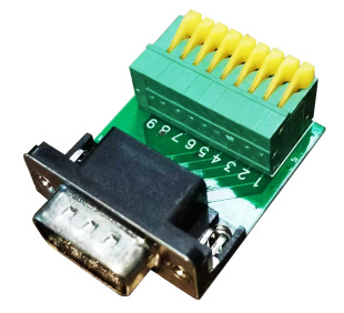 Db9-M6-G6 Adapter Board 232 Serial Port Adapter Cable Terminal Db9 Snap-On Solderless Screw-Free 485 422
