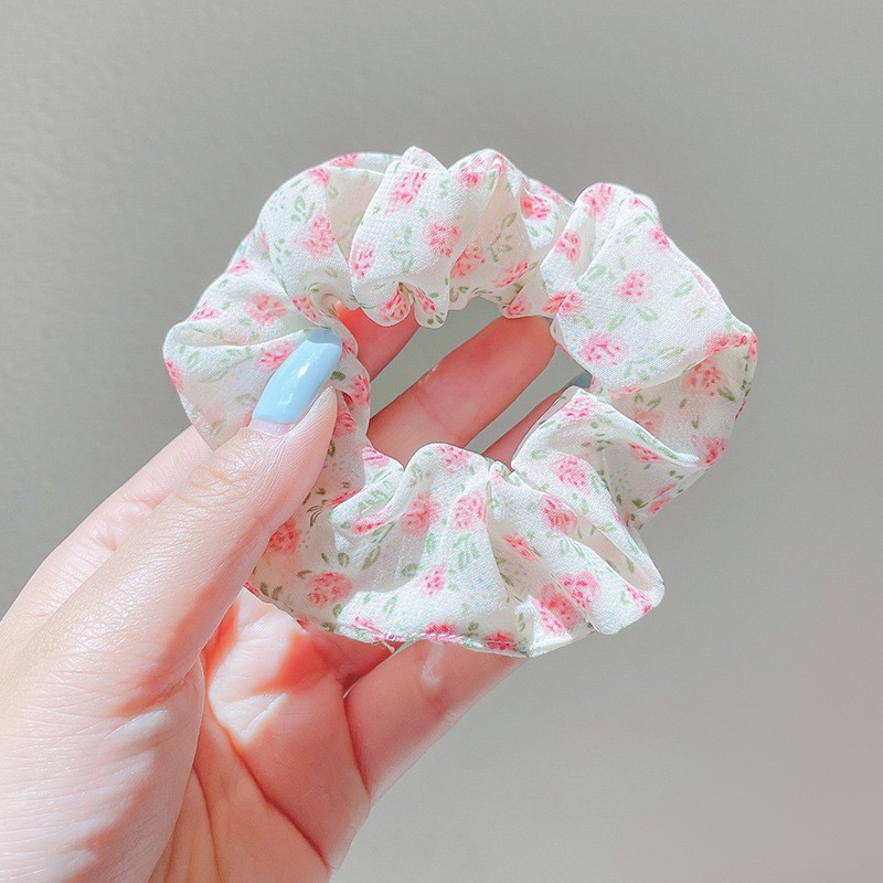 Estilo coreano de moda estricto anillo de pelo de intestino grande dulce y elegante cuerda de cabello de dama pequeña cuerda de cabello fresca personalidad versátil