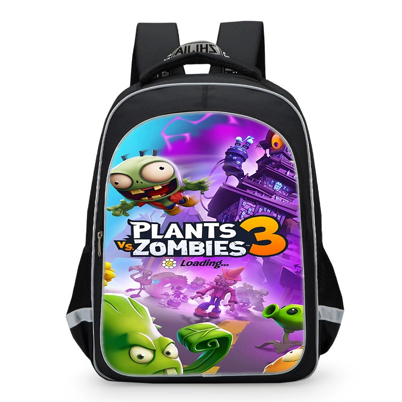 Plants vs. Zombies, backpack for students, small bag, cartoon school bag