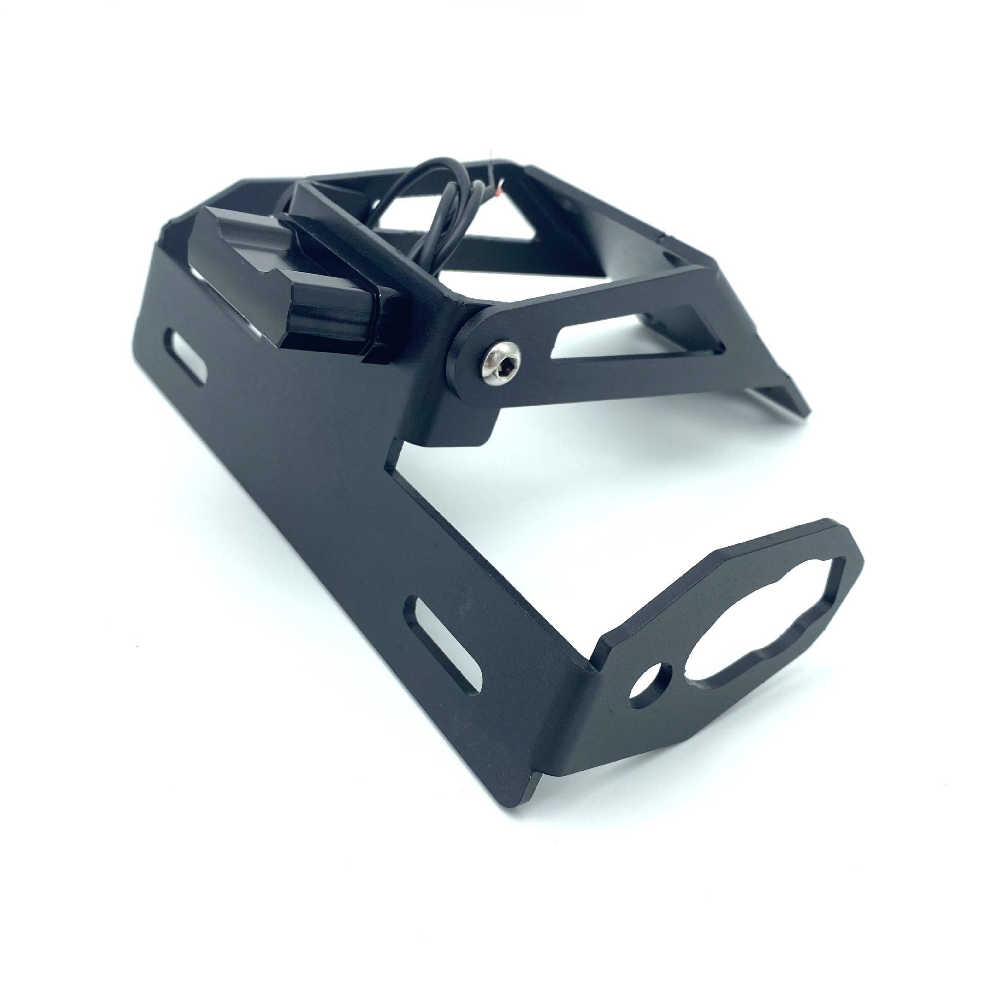 Applicable to Kawasaki Z650 Ninja 650 2017-2019 Modified Short License Plate Frame with Light License Plate Frame