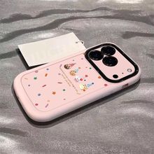 适用iphone17pro手机壳硅胶苹果17promax防摔手机壳彩色小点饼干