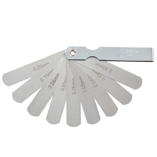 Jieke FGS-9 Feeler Gauge Stainless Steel Gap Gauge Thickness Gauge Plug Gauge Single Piece Thickness Gauge Thickness Gauge Plug Piece 9 Pieces