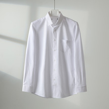 抗菌面料~ 纯白色工装长袖衬衫品牌剪标春夏季免烫商务正装白衬衣