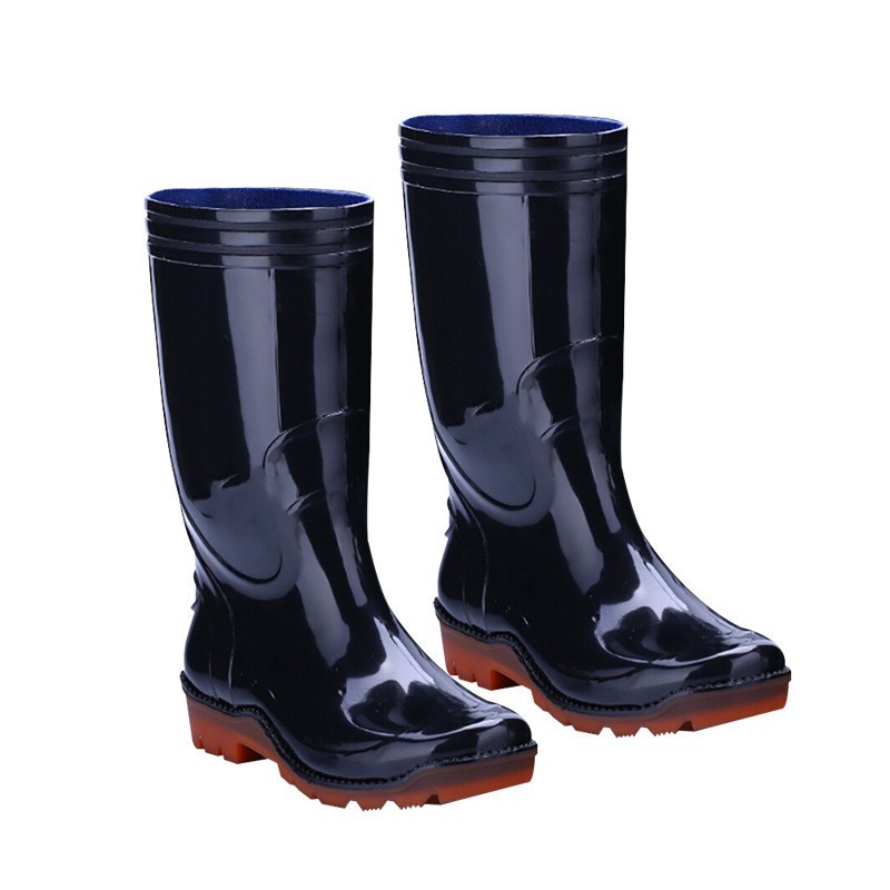 防汛鞋橡胶高筒拒水抗震厚底雨鞋胶鞋应急物资雨靴防洪低筒中筒