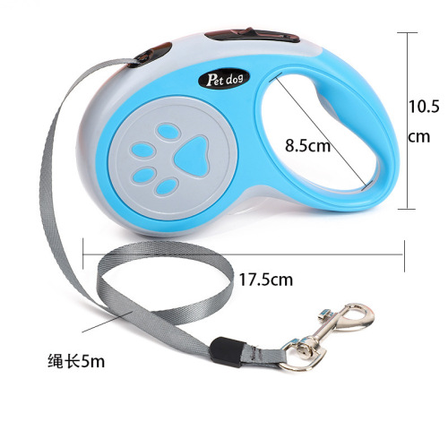 Amazon cross-border automatic retractable rope dog automatic traction rope small and medium-sized dog chain portable dog leash 5