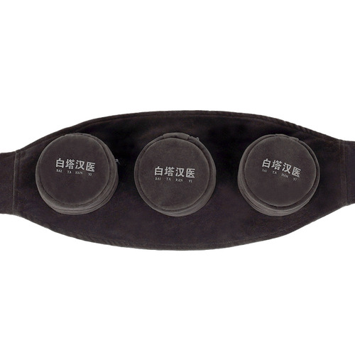 Moxibustion cloth cover wholesale multi-link household suede smokeless brass moxibustion box waist and abdomen portable moxibustion cloth cover