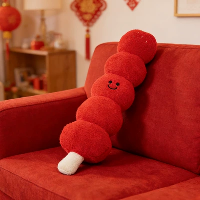 Chinese-style candied hawthorn plush: Oyuncaq yastıqlar