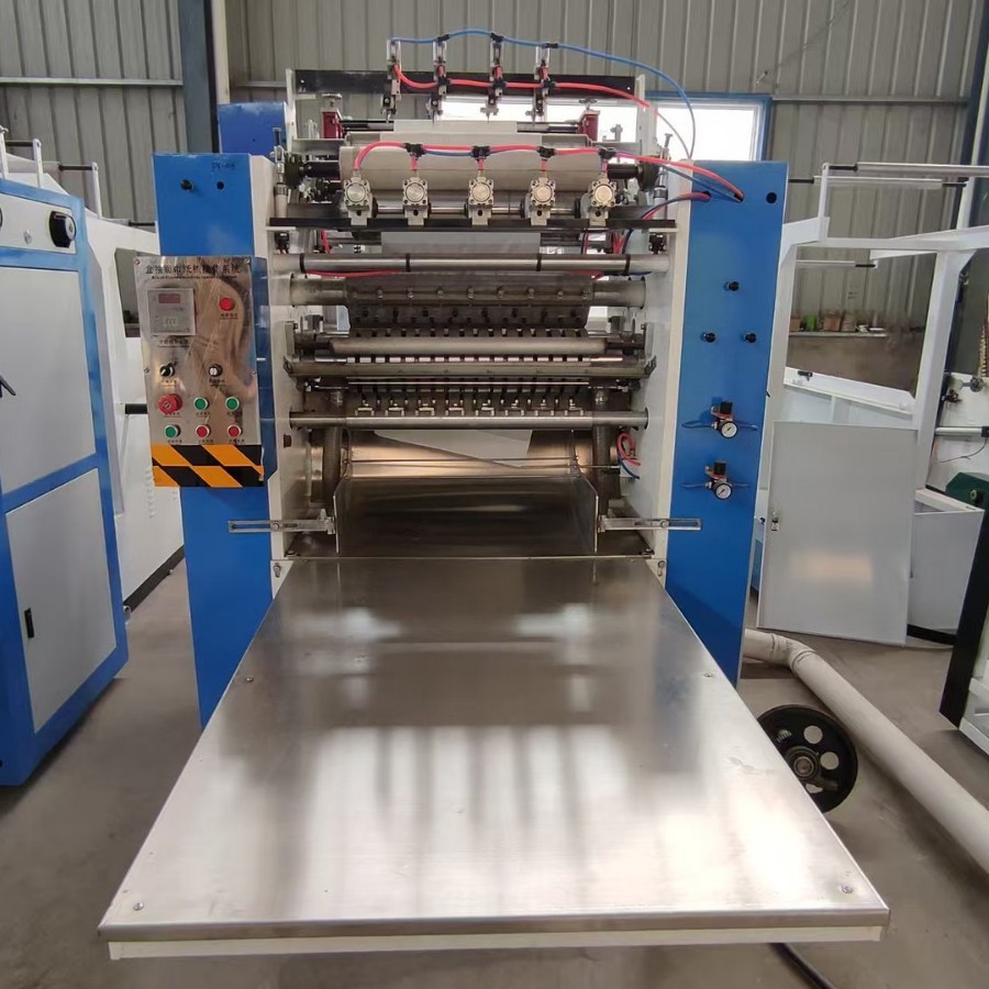 泉州工厂制造小型3排抽取式面巾纸机器生产设备