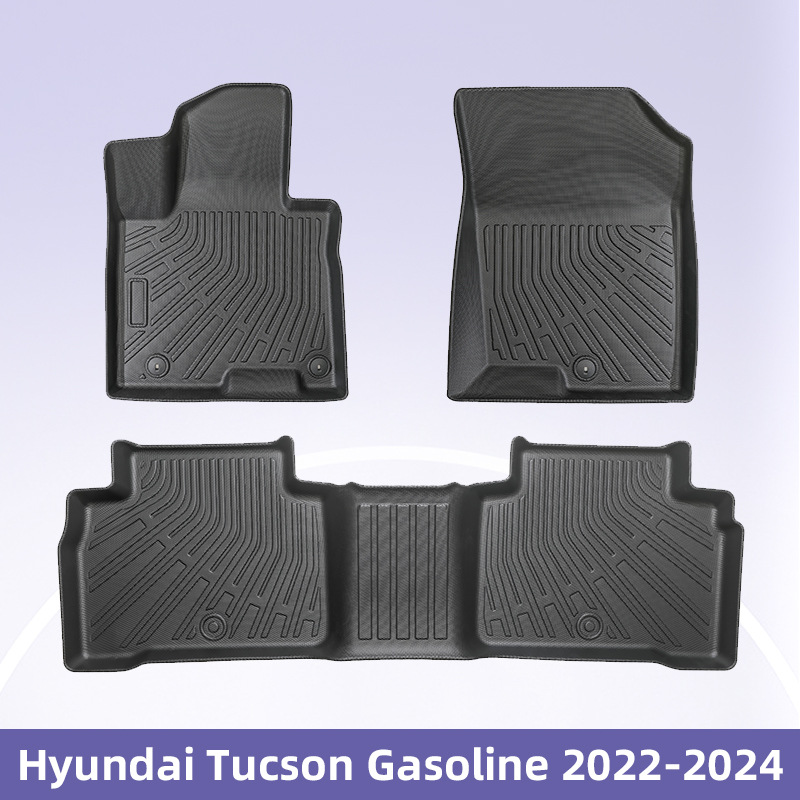 Aplicable a Hyundai Tucson Fuel 2022 - 2024 todo el tiempo TPE cojín de pie cojín de colateral