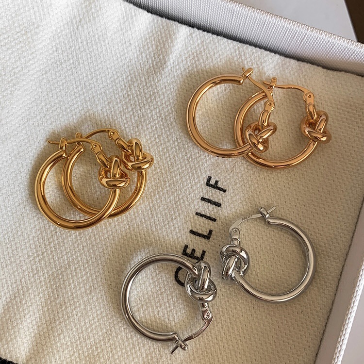 1 Paire Vêtement De Rue Géométrique Placage Le Cuivre Des Boucles D'oreilles display picture 1