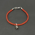 Red Five-Pointed Star Bracelet