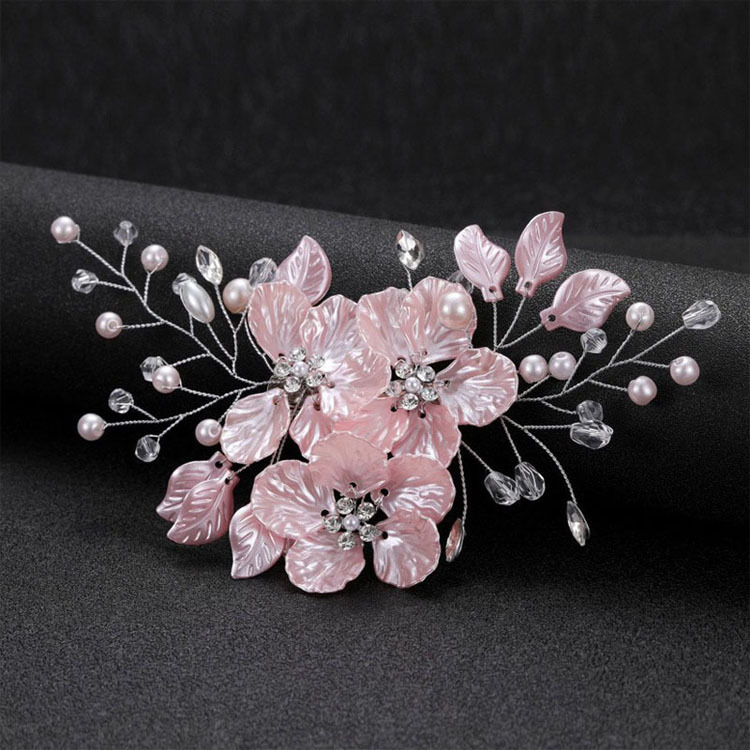 All Seasons Season Luxurious Shiny Women's Geometric Rhinestone Insert Comb