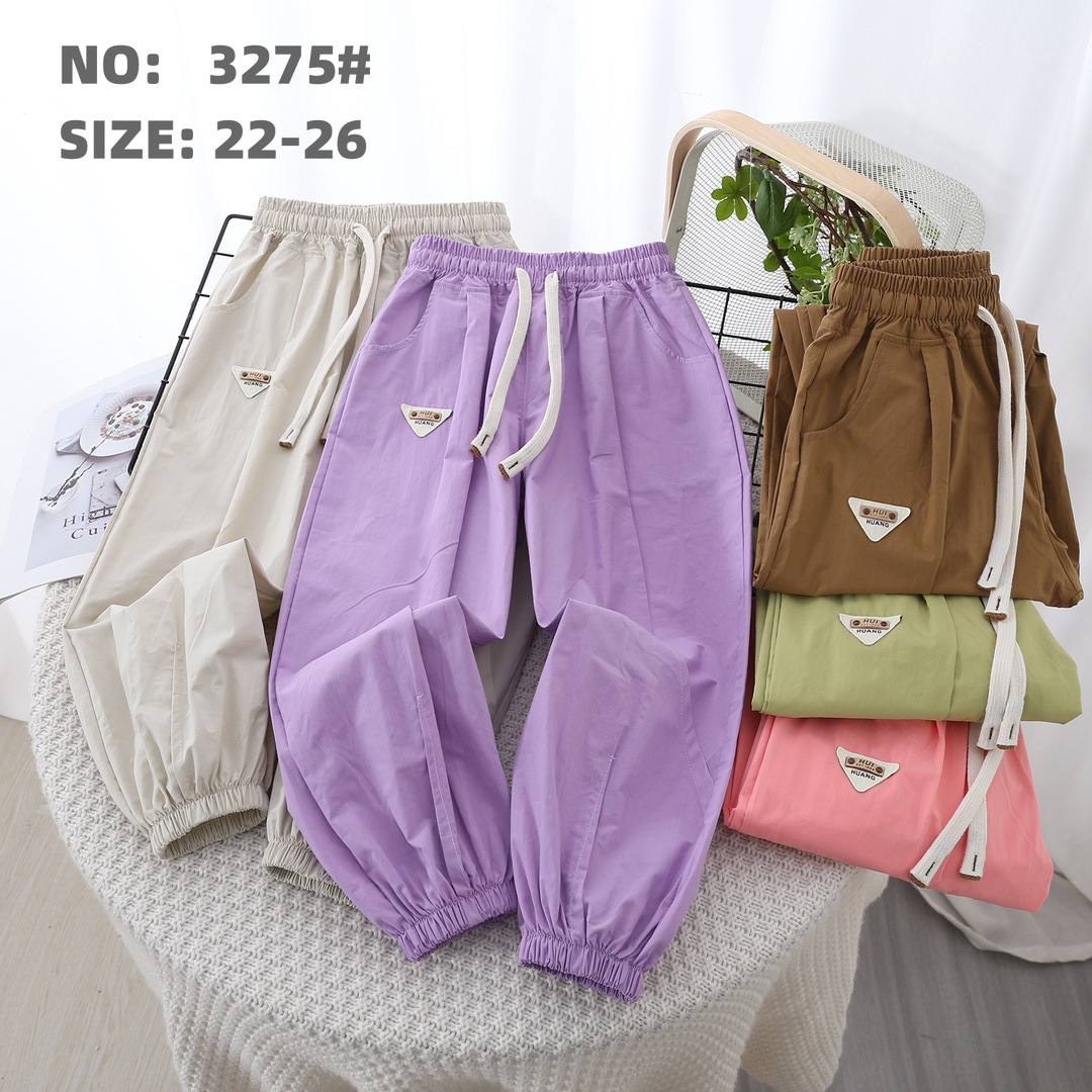 Summer children's elastic quick dry trousers for men and women