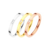 Fashionable trend gemstone ring stainless steel, 2021 collection, Japanese and Korean, Korean style, light luxury style