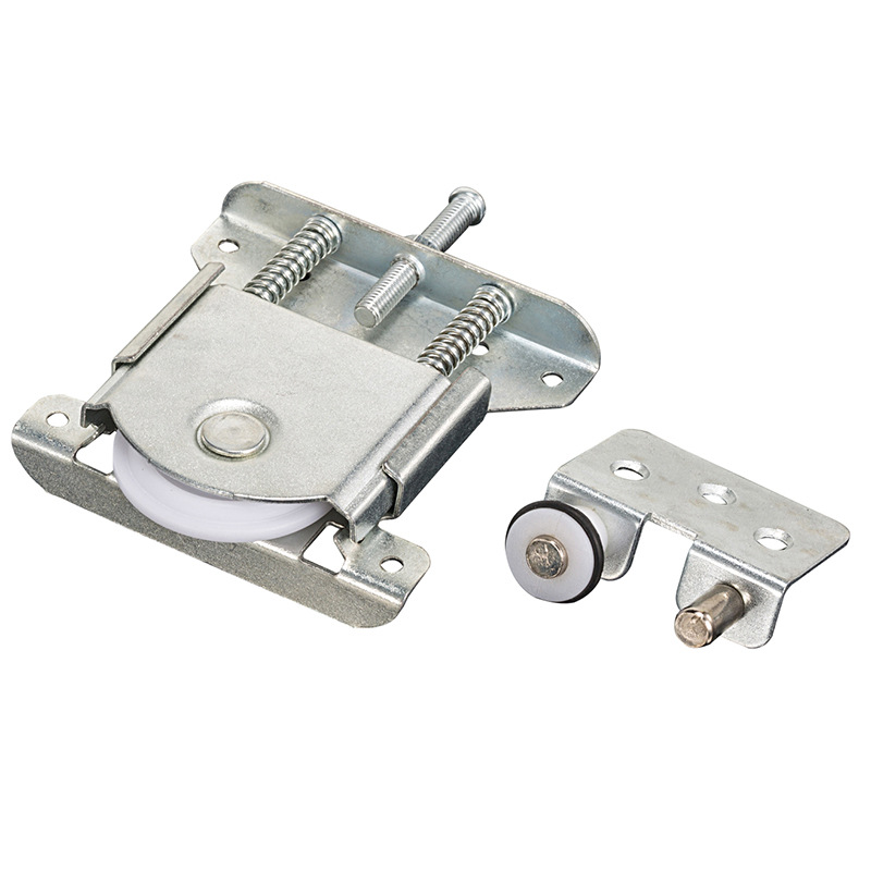 Polea de puerta corredera con amortiguador de amortiguación puerta corredera rueda gabinete puerta corredera polea de puerta de armario al por mayor